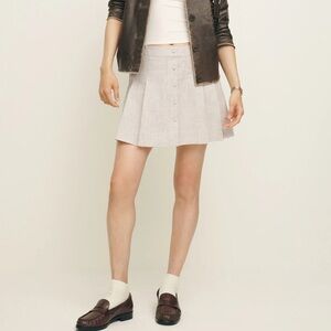 Reformation Linen Skirt NWT